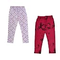 IndiWeaves Girls' Regular Fit Capris (Pack of 2) (71800-1073-IW-Y-P2-36_Purple &amp; Magenta_13-14 Years)