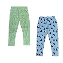 indi weaves Girls' Regular Fit Capris (Pack of 2)