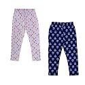 IndiWeaves Girls' Regular Fit Capris (Pack of 2) (71800-1273-IW-Y-P2-36_Purple &amp; Blue_13-14 Years)