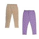 indi weaves Girls' Regular Fit Capris (Pack of 2)