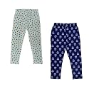 IndiWeaves Girls' Regular Fit Capris (Pack of 2) (71800-1277-IW-Y-P2-36_Blue &amp; Green_13-14 Years)