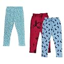 IndiWeaves Girls' Regular Fit Capris (Pack of 2)