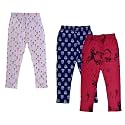 IndiWeaves Girls' Regular Fit Capris (Pack of 2)