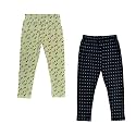 indi weaves Girls' Regular Fit Capris (Pack of 2)