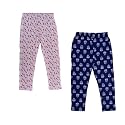 IndiWeaves Girls' Regular Fit Capris (Pack of 2) (71800-1276-IW-Y-P2-36_Blue &amp; Purple_13-14 Years)