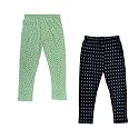 indi weaves Girls' Regular Fit Capris (Pack of 2)