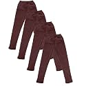 IndiWeaves Girls Cottton Brown Leggings Pack of