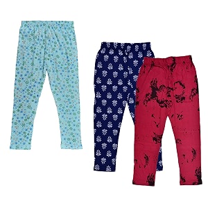 indiweaves girls39 regular fit capris pack of 2