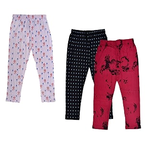 indiweaves girls39 regular fit capris pack of 2