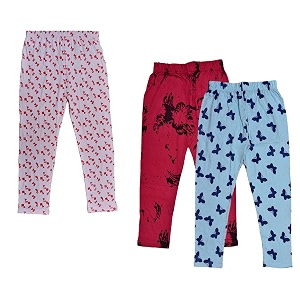indiweaves girls39 regular fit capris pack of 2