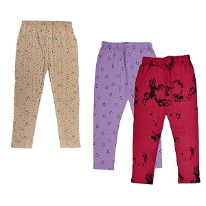 indiweaves girls39 regular fit capris pack of 2