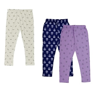 indiweaves girls39 regular fit capris pack of 2