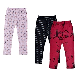 indiweaves girls39 regular fit capris pack of 2