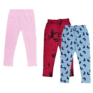 indiweaves girls39 regular fit capris pack of 2