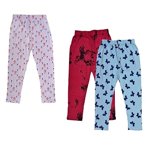indiweaves girls39 regular fit capris pack of 2