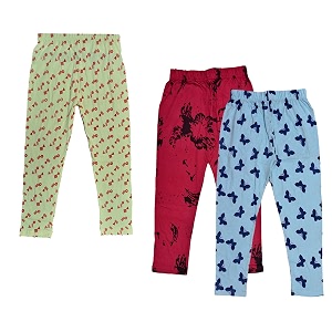 indiweaves girls39 regular fit capris pack of 2