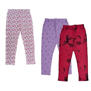 indiweaves girls39 regular fit capris pack of 2