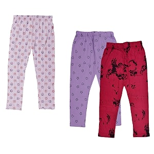 indiweaves girls39 regular fit capris pack of 2