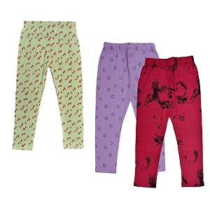 indiweaves girls39 regular fit capris pack of 2