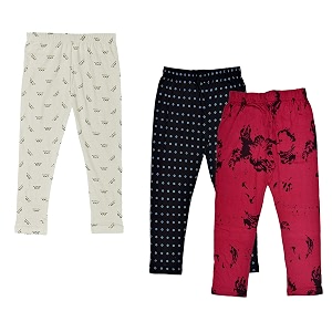indiweaves girls39 regular fit capris pack of 2