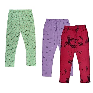 indiweaves girls39 regular fit capris pack of 2