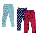 IndiWeaves Girls' Regular Fit Capris (Pack of 2)