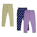 IndiWeaves Girls' Regular Fit Capris (Pack of 2)