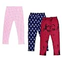 IndiWeaves Girls Regular Fit Capris(Pack of 3) (71800-101274-IW-Y-P3-36_Magenta, Blue &amp; Pink_13-14 Years)
