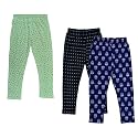 IndiWeaves Girls' Regular Fit Capris (Pack of 2)