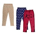 IndiWeaves Girls' Regular Fit Capris (Pack of 2)