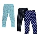 IndiWeaves Girls Regular Fit Capris(Pack of 3) (71800-120880-IW-Y-P3-36_Blue &amp; Black_13-14 Years)