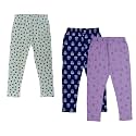 IndiWeaves Girls' Regular Fit Capris (Pack of 2)