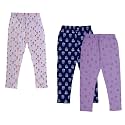 IndiWeaves Girls' Regular Fit Capris (Pack of 2)