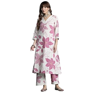 INDO ERA Womens Catton Ethnic Co-Ord Set