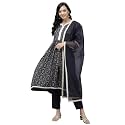 INDO ERA Women39s Cotton Blend Bandhni Flared