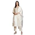 INDO ERA Women39s Embroidered Straight Kurta amp