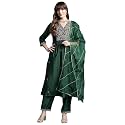 INDO ERA Women39s Viscose Embroidered A-Line Kurta