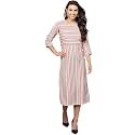 INDO ERA Women39s Modal Striped Ankle Length