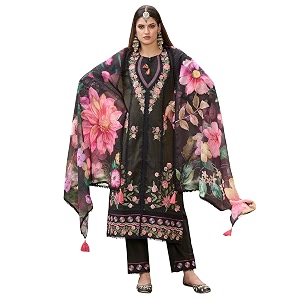 INDO ERA Womens Off White Silk Blend
