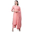 INDO ERA Women39s Polyester Solid Straight Kurta