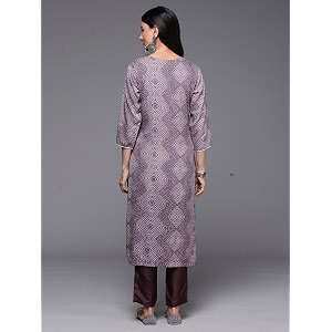 INDO ERA Womens Viscose Blend Straight Fit