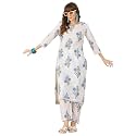 INDO ERA Women's Pure Cotton Floral Printed Straight Kurta &amp; Pant Set (IEAI12023)