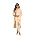 INDO ERA Women39s Pure Cotton Floral Embroidered