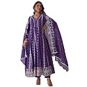 INDO ERA Women39s Pure Cotton Embroidered Anarkali