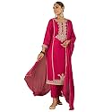 INDO ERA Women39s Silk Blend Kurta and