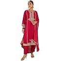 INDO ERA Women39s Silk Blend Kurta and