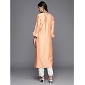 INDO ERA Women Rayon Regular Straight Kurta