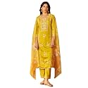 INDO ERA Women39s Straight Silk Blend Ethnic