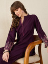 Indo Era Women Cotton Blend Kurta Pant