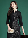 Indo Era Women Embroidered Straight Kurta
